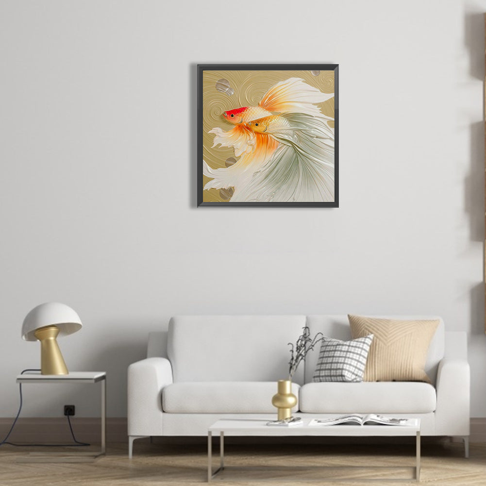 Goldfish - Full Round Drill Diamond Painting 30*30CM
