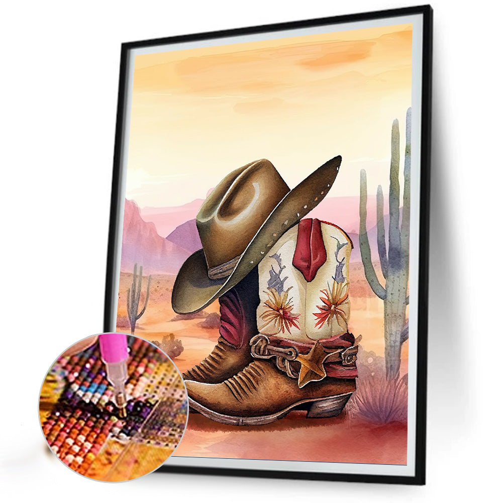 Boots - Full Round Drill Diamond Painting 30*40CM
