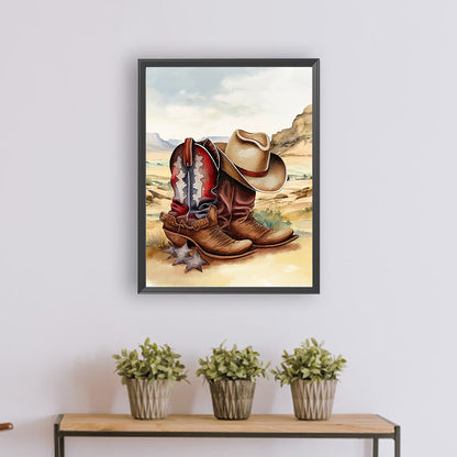 Boots - Full Round Drill Diamond Painting 30*40CM