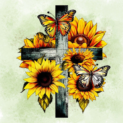 Cross - Full Round Drill Diamond Painting 30*30CM