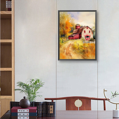 Farm - Full Round Drill Diamond Painting 30*40CM