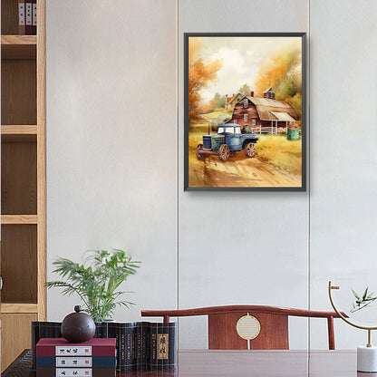 Farm - Full Round Drill Diamond Painting 30*40CM