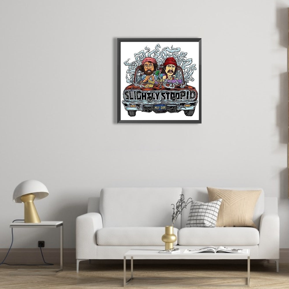 The Car - Full Round Drill Diamond Painting 30*30CM