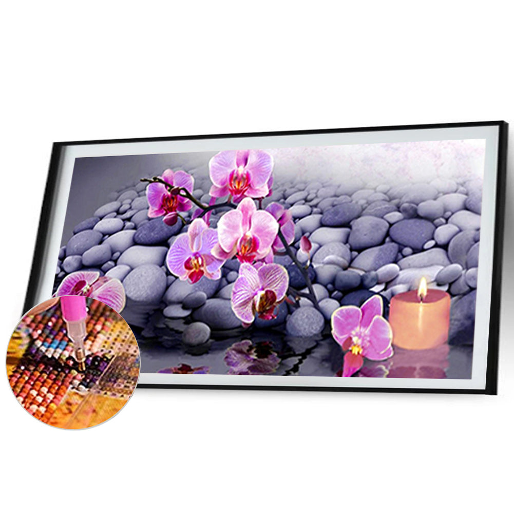 Phalaenopsis - Full Round Drill Diamond Painting 70*40CM