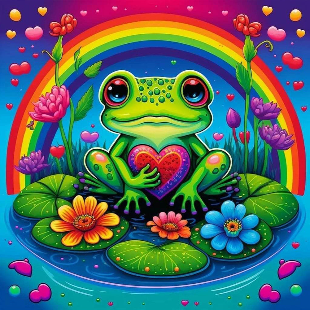 Frog - Full Round Drill Diamond Painting 35*35CM