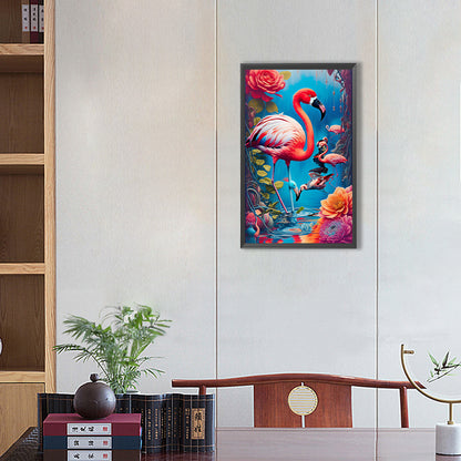 Flamingo - Full Round Drill Diamond Painting 30*50CM