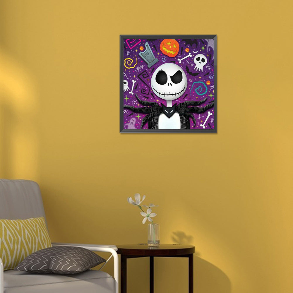 Skull - Full Round Drill Diamond Painting 30*30CM