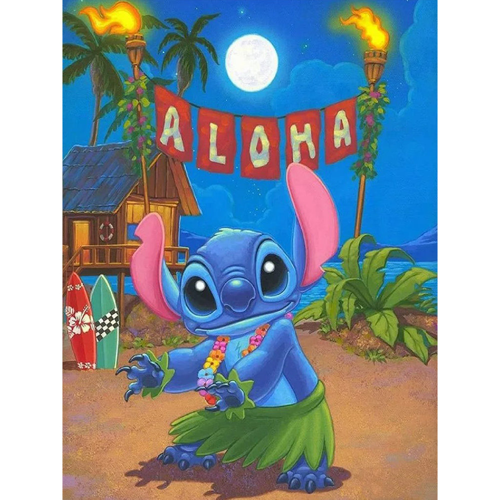Stitch - Full Round Drill Diamond Painting 30*40CM