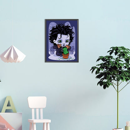 Edward Scissorhands - Full Round Drill Diamond Painting 30*40CM