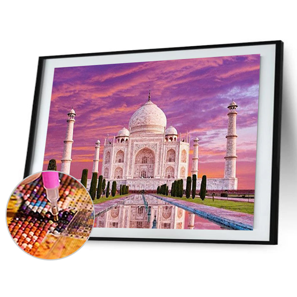Taj Mahal - Full Round Drill Diamond Painting 50*40CM