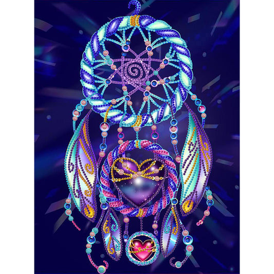 Dream Catcher - Special Shaped Drill Diamond Painting 30*40CM