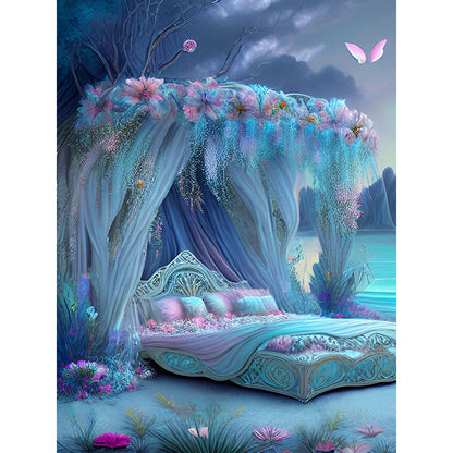 Princess Bed - Full Round Drill Diamond Painting 30*40CM