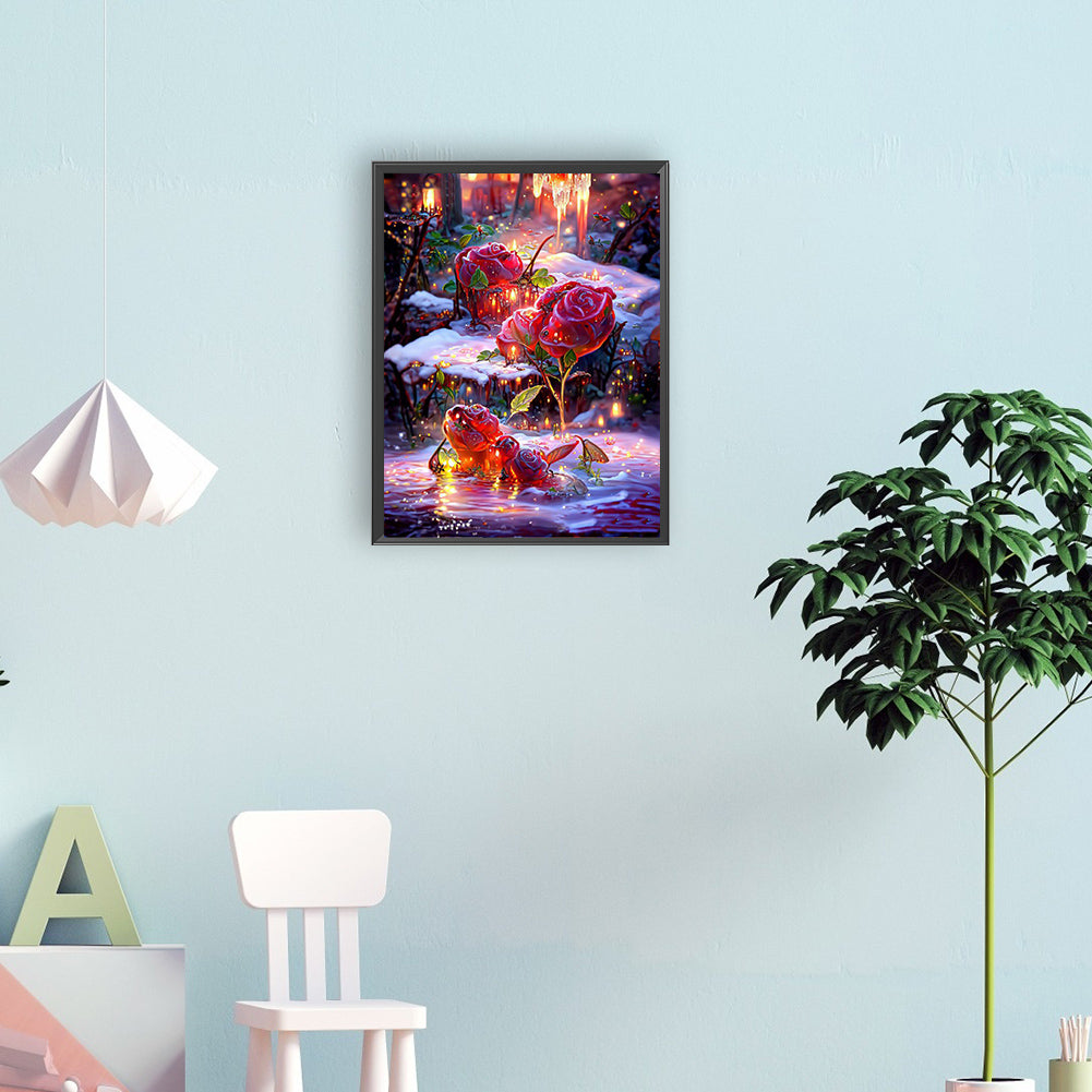 Fantasy Night Scene - Full Round Drill Diamond Painting 30*40CM
