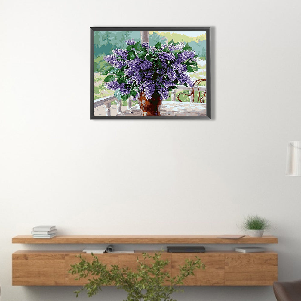 The Flowers - Full Round Drill Diamond Painting 40*30CM