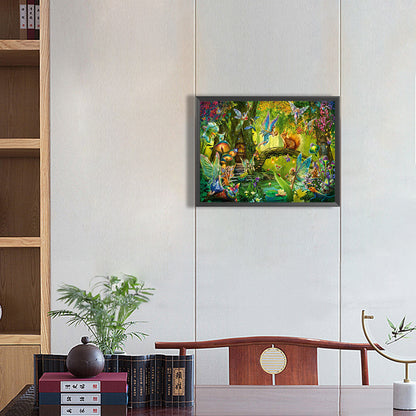 Forest Elves - Full Round Drill Diamond Painting 40*30CM