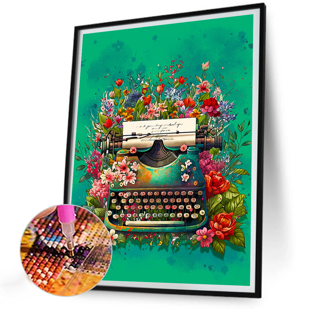 Writer Clip Art - Full Round Drill Diamond Painting 30*40CM