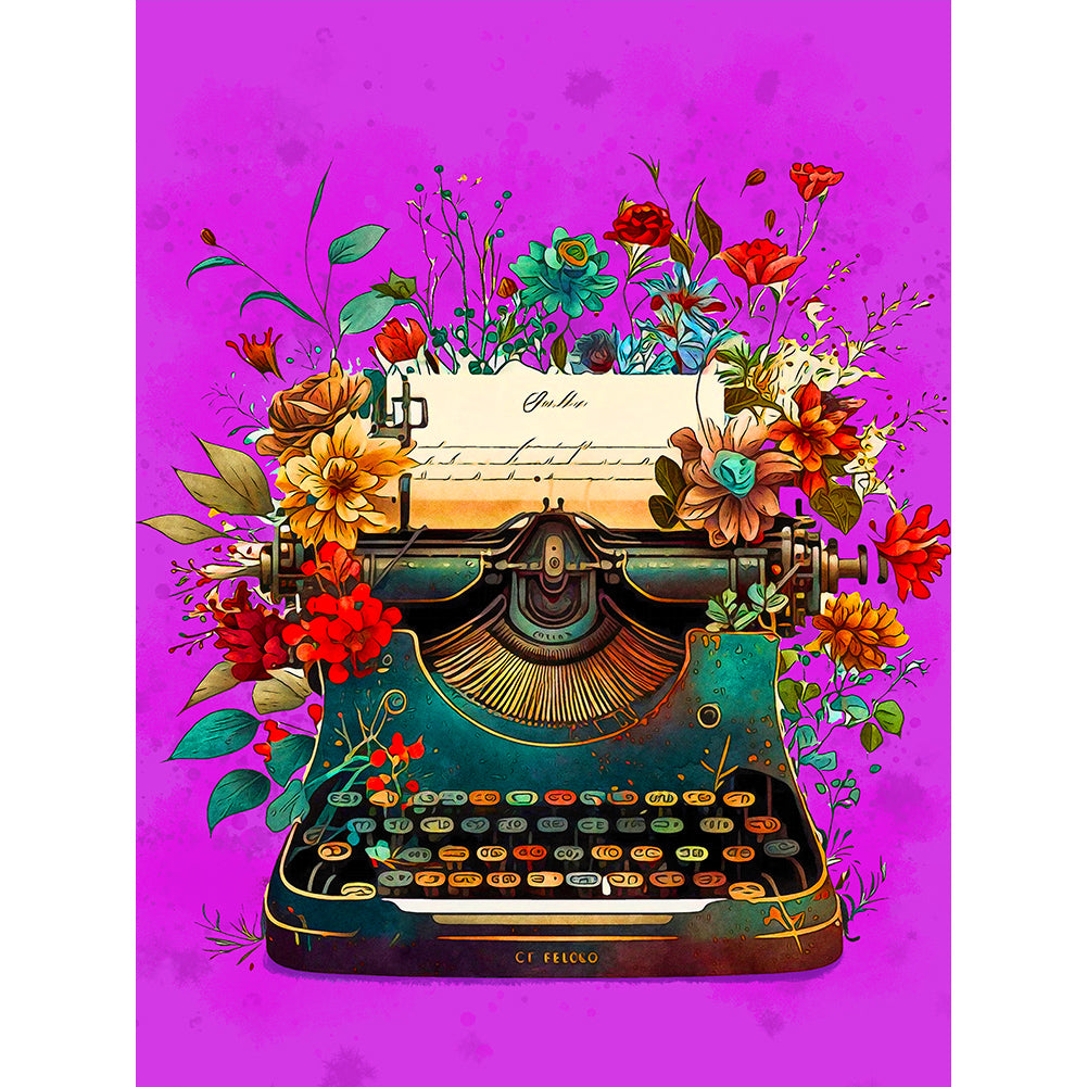 Writer Clip Art - Full Round Drill Diamond Painting 30*40CM
