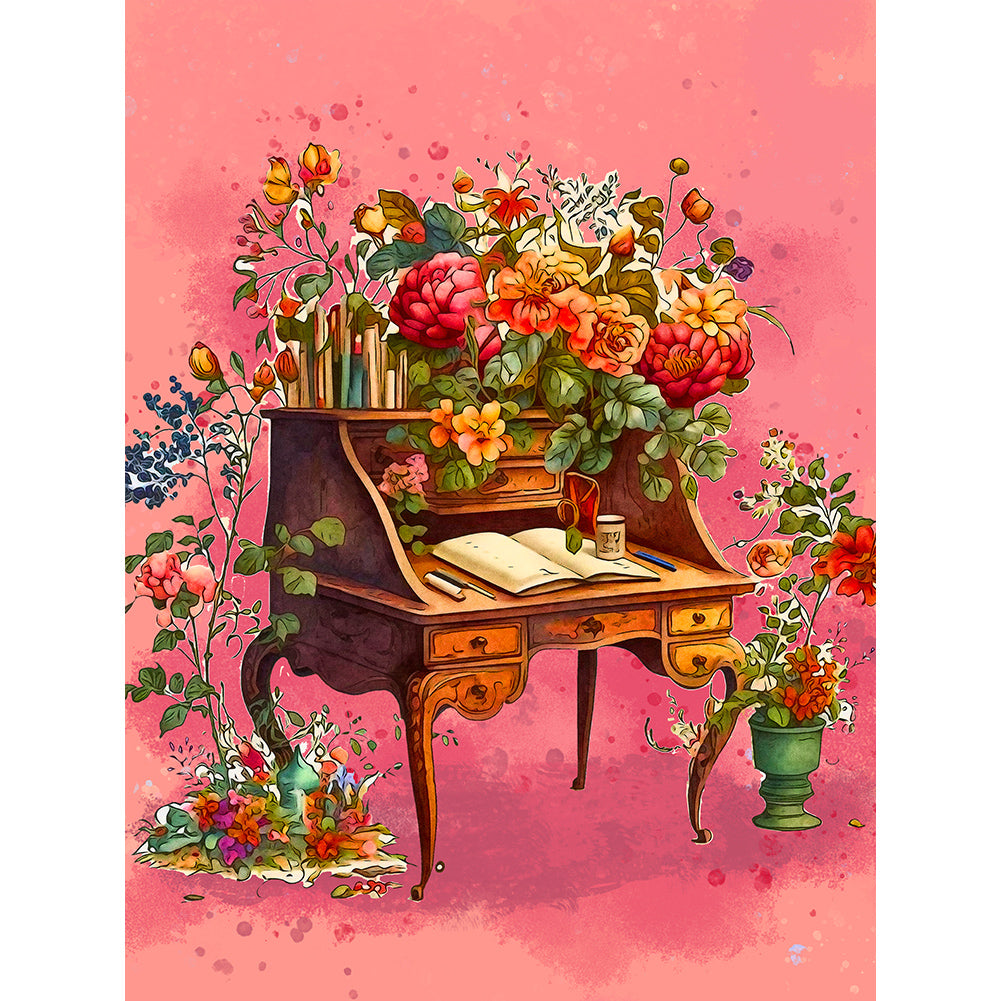 Writer Clip Art - Full Round Drill Diamond Painting 30*40CM