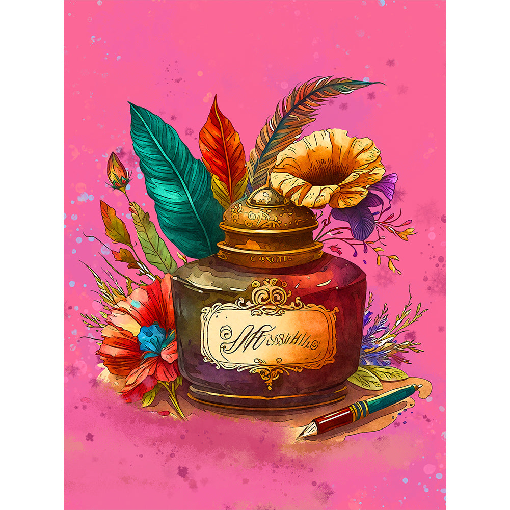 Writer Clip Art - Full Round Drill Diamond Painting 30*40CM