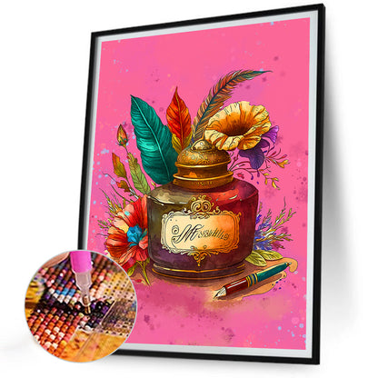 Writer Clip Art - Full Round Drill Diamond Painting 30*40CM
