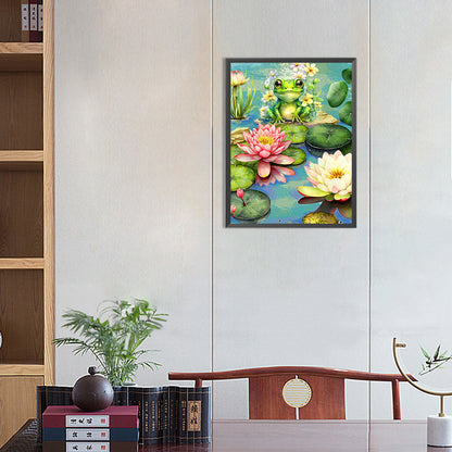 Frog - Full Round Drill Diamond Painting 30*40CM