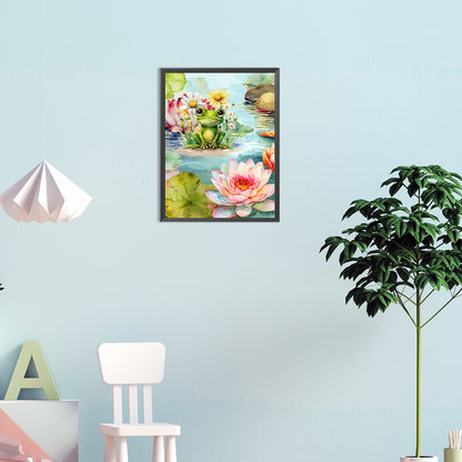 Frog - Full Round Drill Diamond Painting 30*40CM