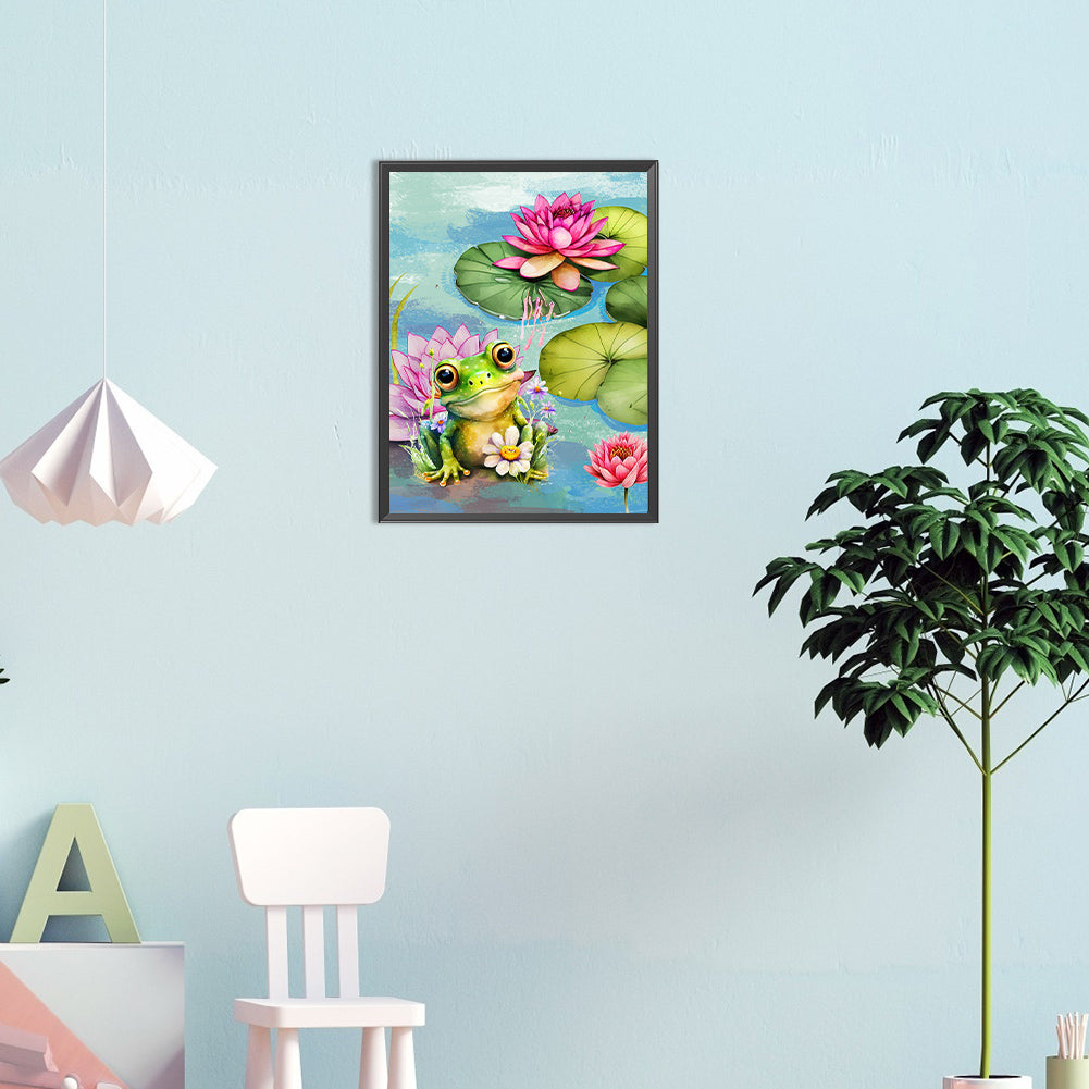 Frog - Full Round Drill Diamond Painting 30*40CM