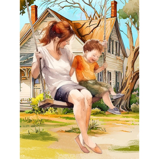 Mother'S Day - Full Round Drill Diamond Painting 30*40CM