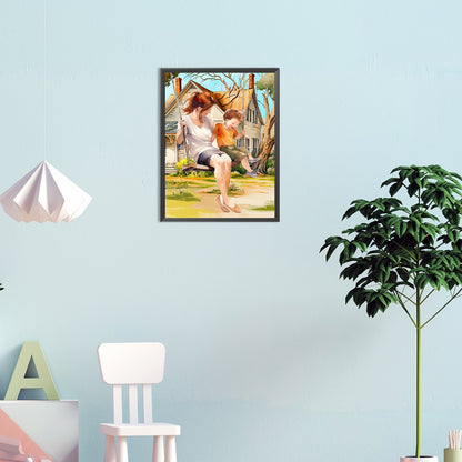 Mother'S Day - Full Round Drill Diamond Painting 30*40CM