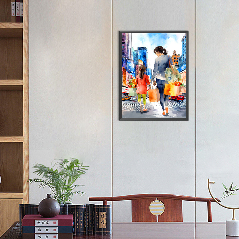 Mother'S Day - Full Round Drill Diamond Painting 30*40CM