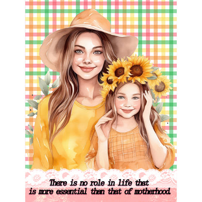 Mother'S Day - Full Round Drill Diamond Painting 30*40CM