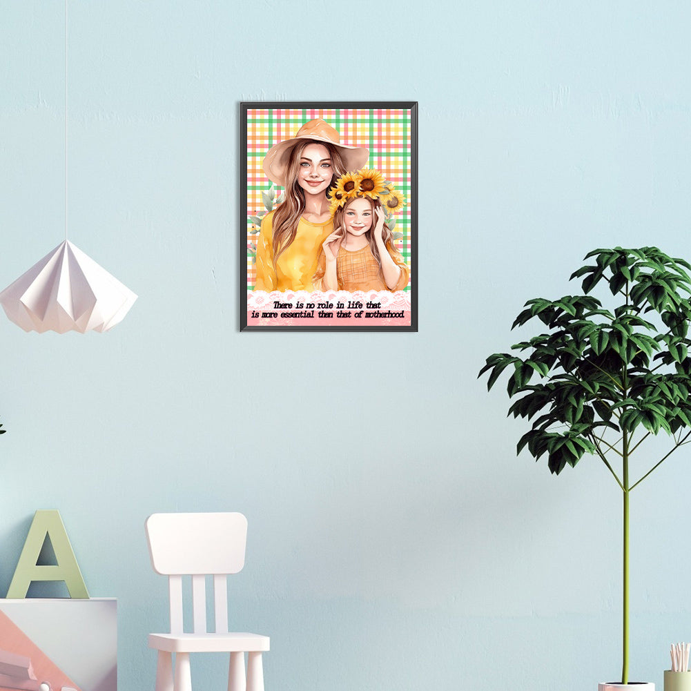 Mother'S Day - Full Round Drill Diamond Painting 30*40CM