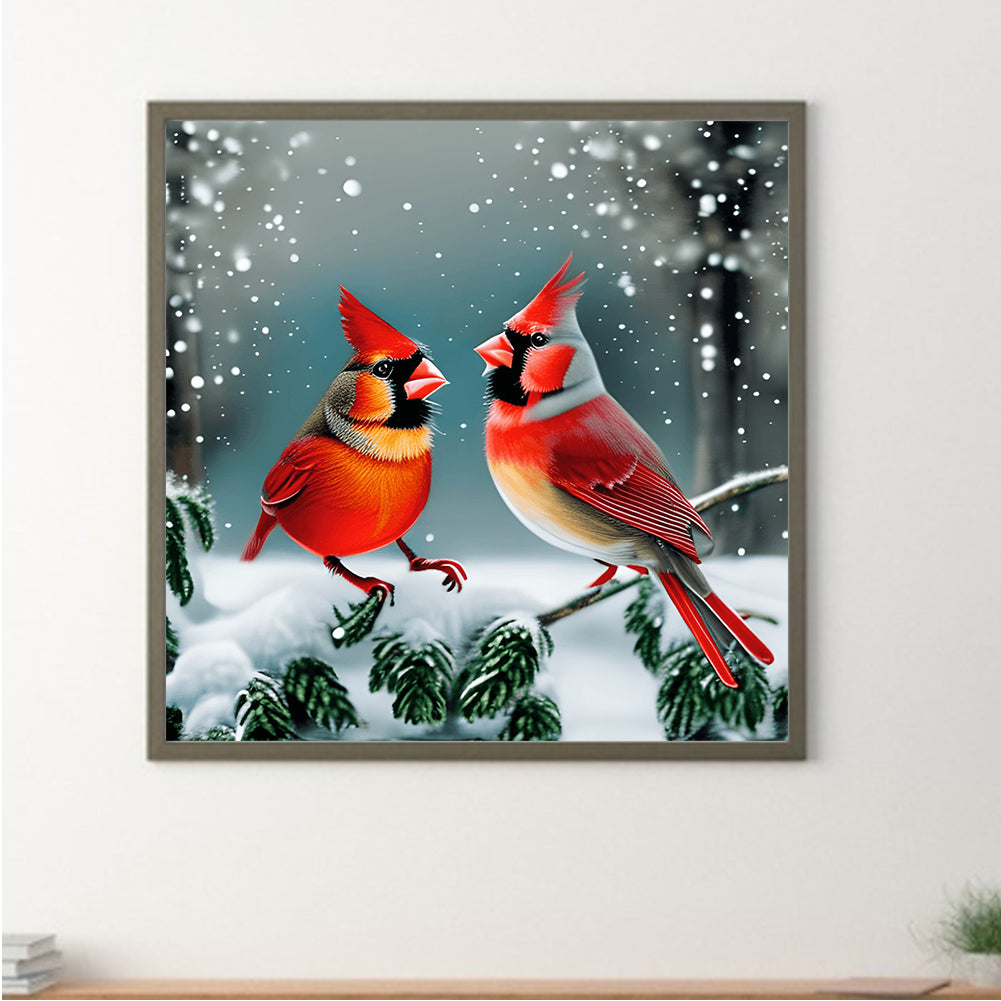 Cardinal - Full Round Drill Diamond Painting 30*30CM