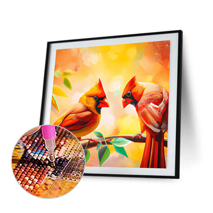Cardinal - Full Round Drill Diamond Painting 30*30CM