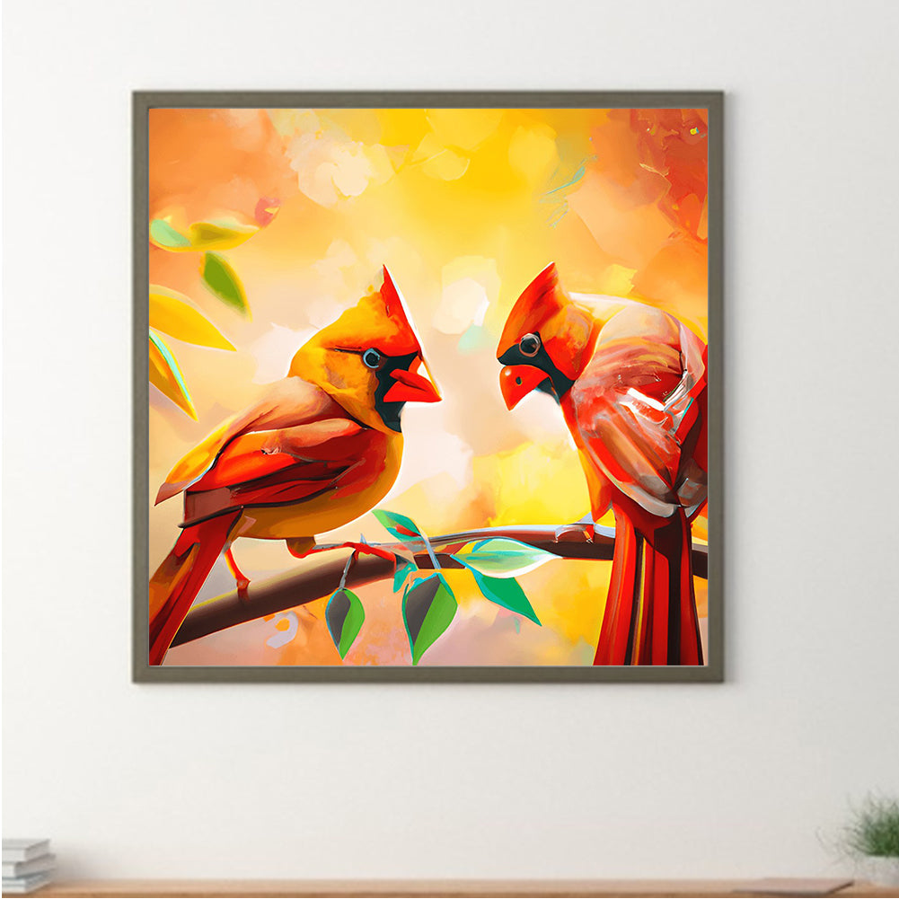 Cardinal - Full Round Drill Diamond Painting 30*30CM