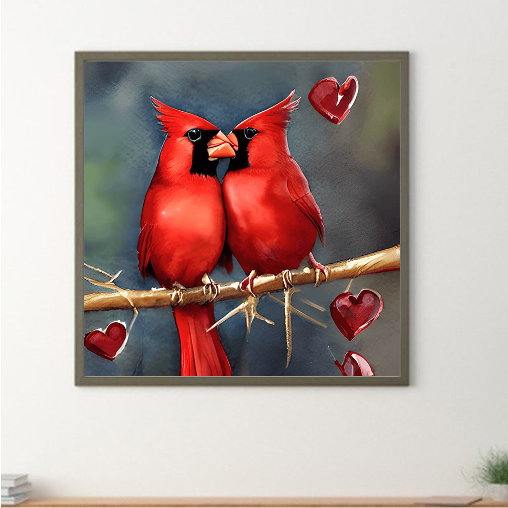 Cardinal - Full Round Drill Diamond Painting 30*30CM