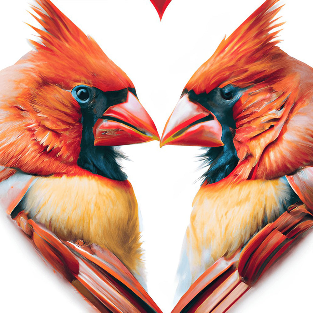 Cardinal - Full Round Drill Diamond Painting 30*30CM