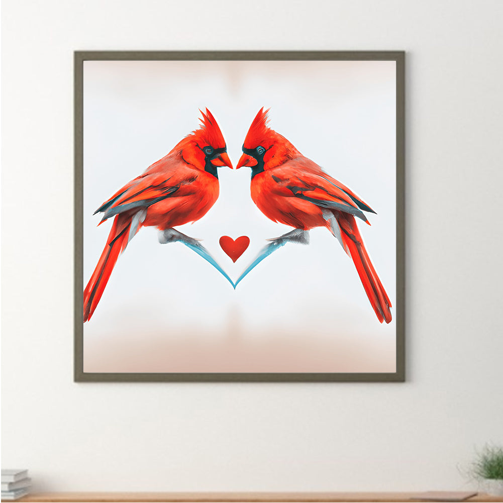 Cardinal - Full Round Drill Diamond Painting 30*30CM