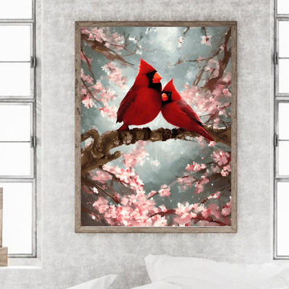 Cardinal - Full Round Drill Diamond Painting 30*40CM