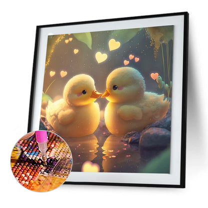 Love Duckling - Full Round Drill Diamond Painting 30*30CM