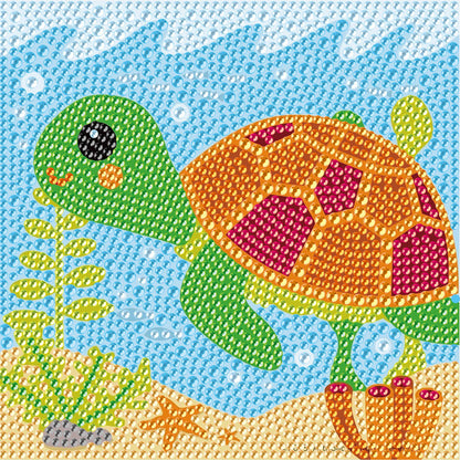 Simple Children'S Painting - Crystal Drill Diamond painting 18*18CM