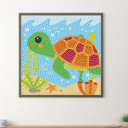 Simple Children'S Painting - Crystal Drill Diamond painting 18*18CM
