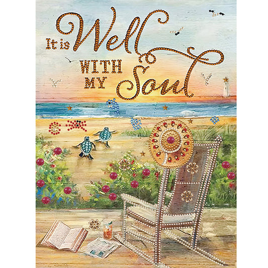 Summer Beach - Special Shaped Drill Diamond Painting 30*40CM