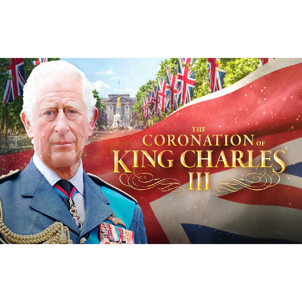 Coronation Of King Charles - Full Round Drill Diamond Painting 65*40CM