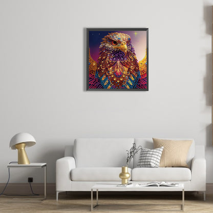 Handsome Eagle - Special Shaped Drill Diamond Painting 30*30CM