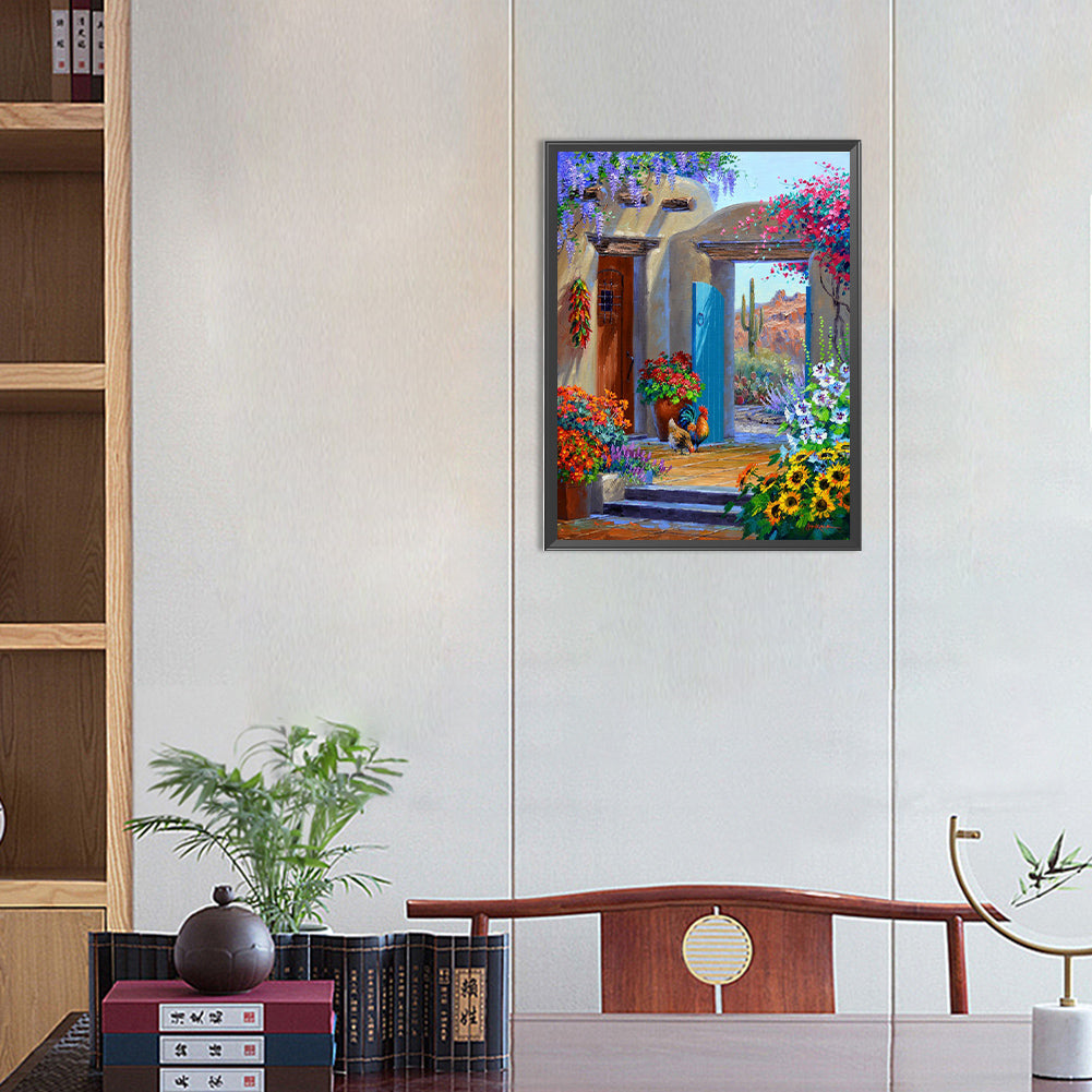 House House - Full Round Drill Diamond Painting 30*40CM