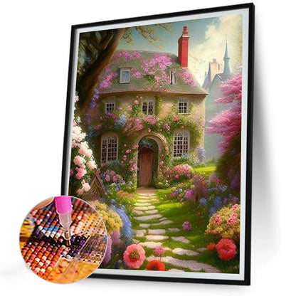 House House - Full Round Drill Diamond Painting 30*40CM