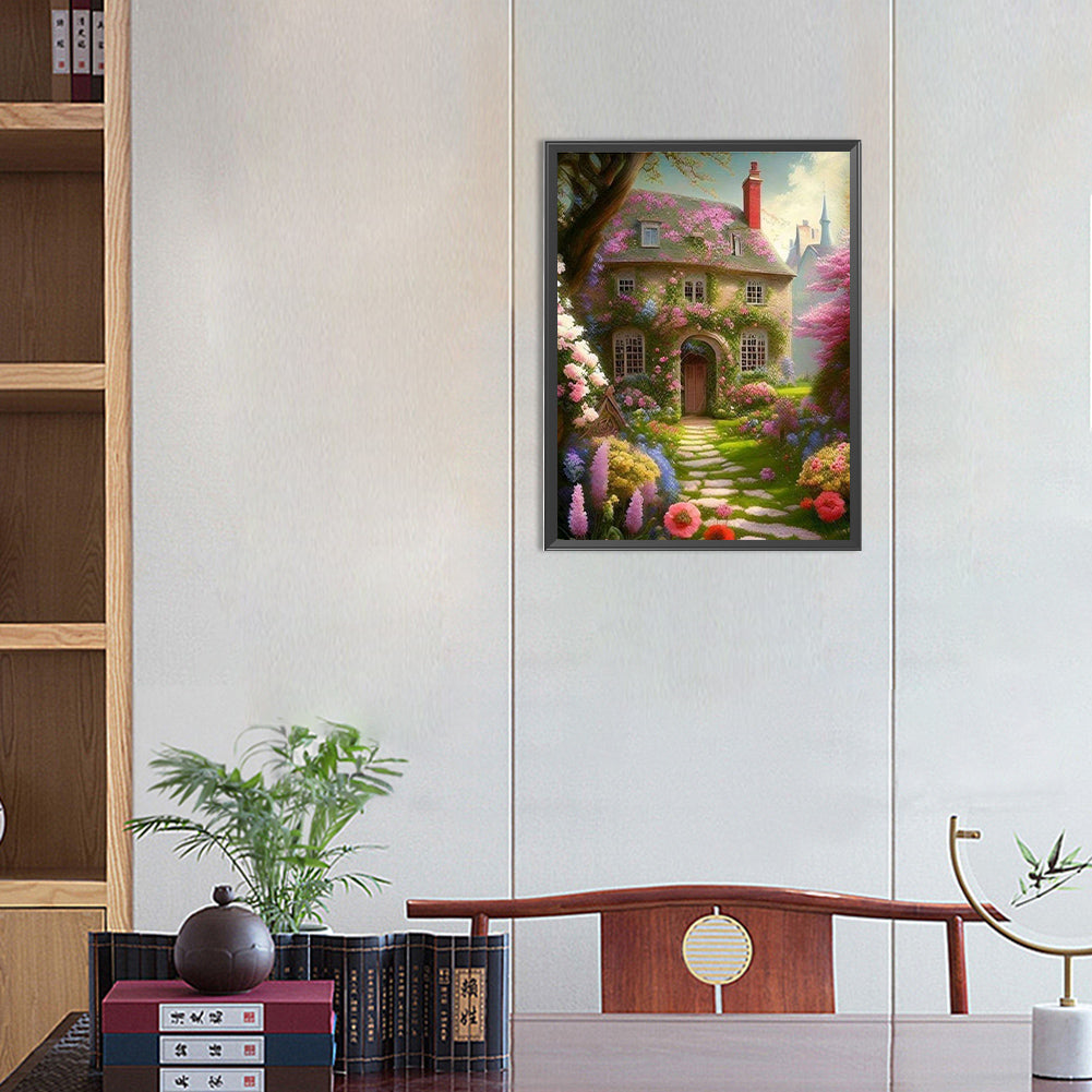 House House - Full Round Drill Diamond Painting 30*40CM