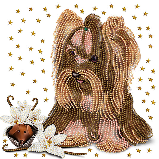 Puppy - Special Shaped Drill Diamond Painting 30*30CM