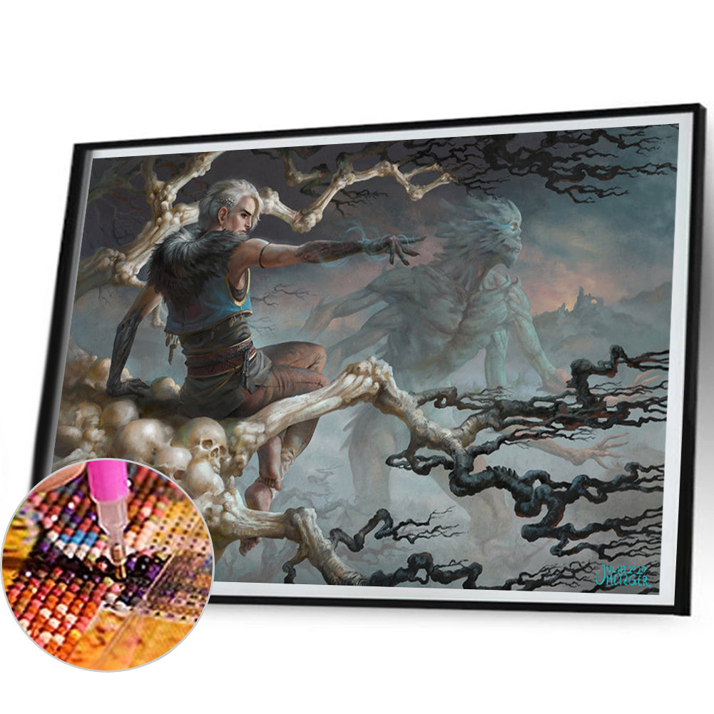 Abstract - Full Round Drill Diamond Painting 50*40CM